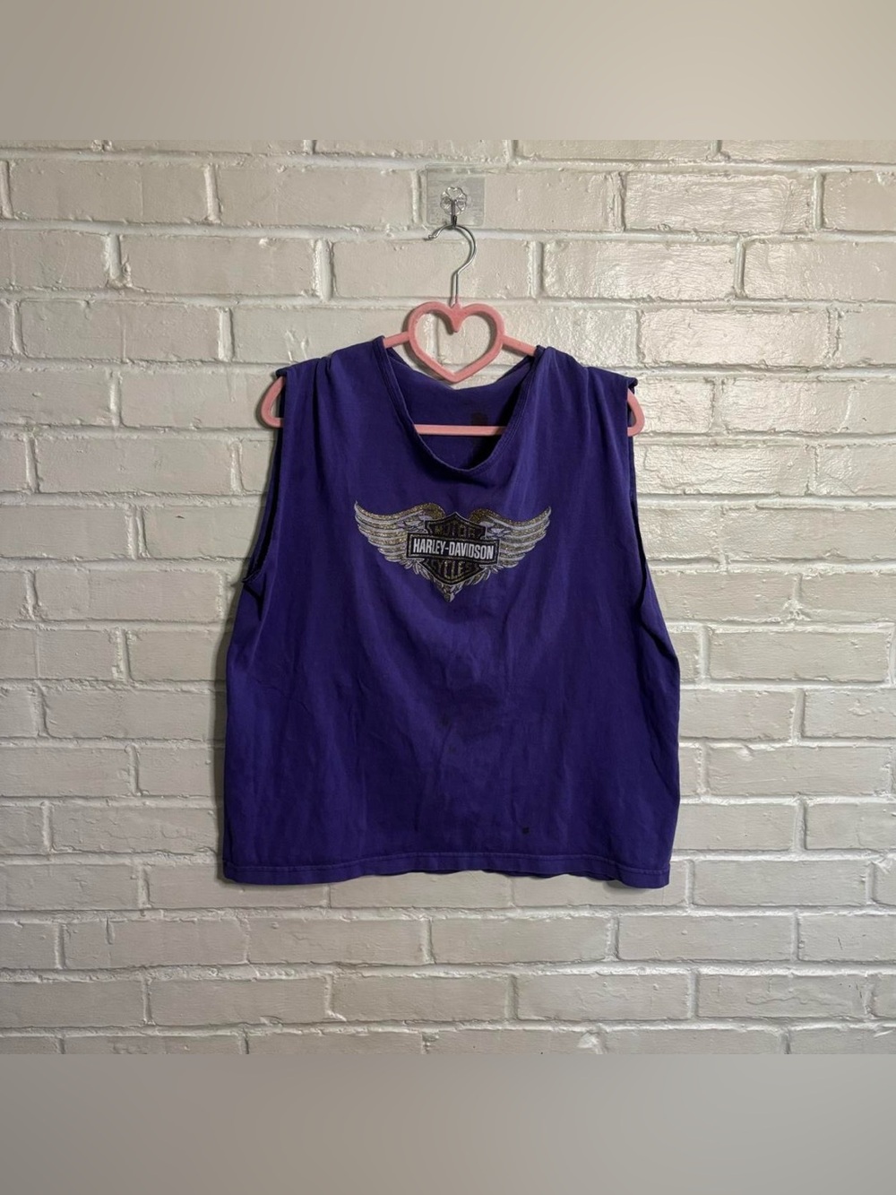 purple workman’s tee - harley davidson